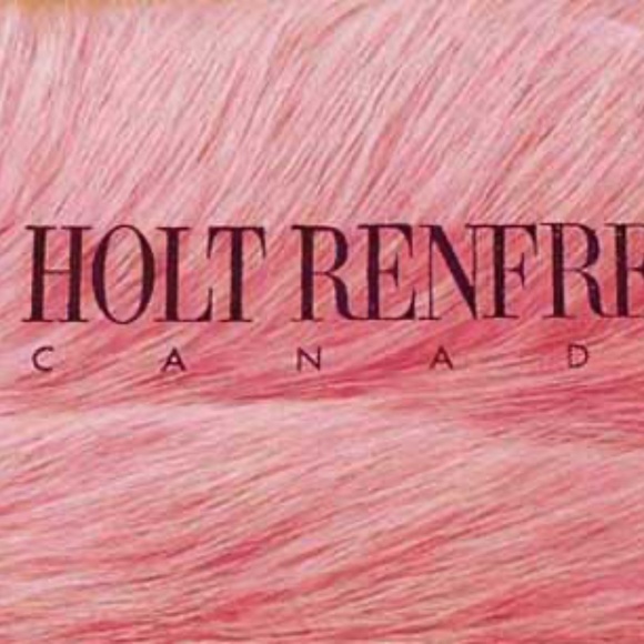 FOX FUR CUFFS, PINK, HOLT RENFREW, PATENTED AUTOMATIC “SLAP ON” CLOSURE, - Picture 2 of 3